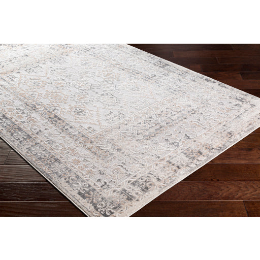 Surya Marvel Traditional Silver Gray, Ivory, Taupe, Charcoal, Medium Gray Rugs MVL-2303