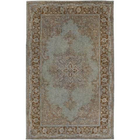 Image of Surya Mykonos Traditional Light Gray, Charcoal, Khaki Rugs MYK-5017