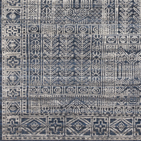 Image of Surya Nobility Traditional Dark Blue, Ink, Taupe, Silver Gray Rugs NBI-2302