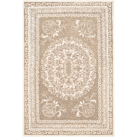 Image of Surya Newcastle Traditional Camel, Cream Rugs NCS-2307