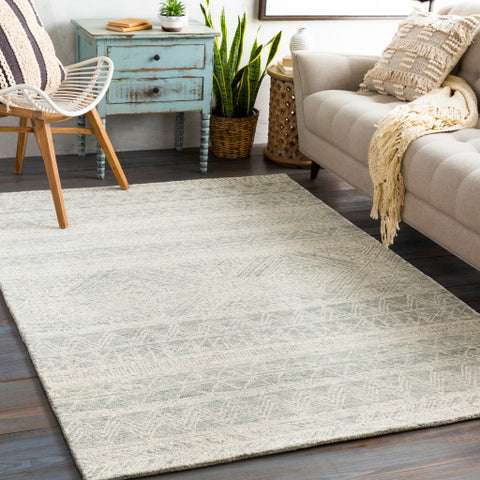 Image of Surya Newcastle Global Sea Foam, Sage, Dark Green, Cream Rugs NCS-2312