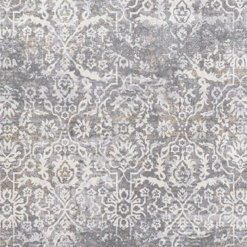 Image of Surya Norland Traditional Medium Gray, Cream, Beige, Khaki Rugs NLD-2315