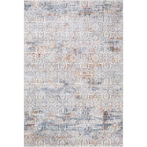 Surya Norland Traditional Medium Gray, Cream, Dark Blue, Denim, Camel, Burnt Orange, Khaki Rugs NLD-2319