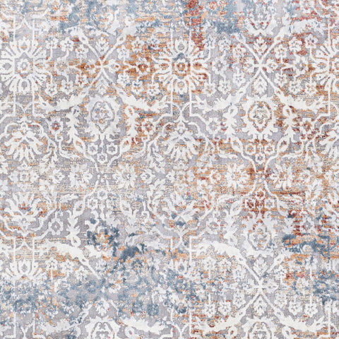 Image of Surya Norland Traditional Medium Gray, Cream, Dark Blue, Denim, Camel, Burnt Orange, Khaki Rugs NLD-2319