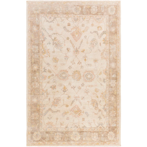 Image of Surya Normandy Traditional Ivory, Taupe, Butter, Blush, Light Gray Rugs NOY-8004
