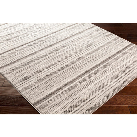 Image of Surya Nepali Global Medium Gray, Cream, Black Rugs NPI-2308