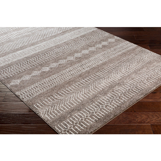 Surya Nepali Global Dark Brown, Medium Gray, Cream, Khaki, Black Rugs NPI-2310