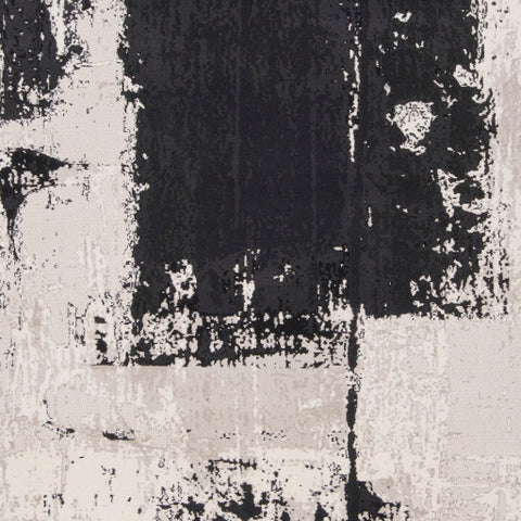 Image of Surya Nuage Modern Light Gray, Black, Taupe Rugs NUA-1004