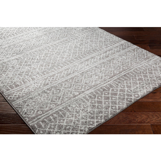 Surya Norwich Global Medium Gray, Light Gray, Cream Rugs NWC-2304
