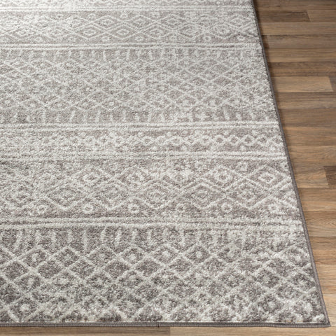 Image of Surya Norwich Global Medium Gray, Light Gray, Cream Rugs NWC-2304