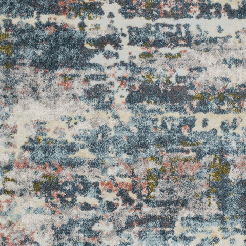 Image of Surya New Mexico Global Pale Blue, White, Medium Gray, Denim, Charcoal, Brick, Dark Green, Wheat Rugs NWM-2329