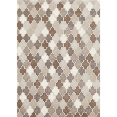 Image of Surya Oasis Cottage Medium Gray, Light Gray, Taupe, Dark Brown, Khaki, Cream Rugs OAS-1088