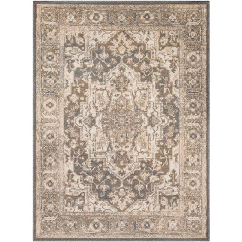 Image of Surya Oslo Traditional Charcoal, Camel, Light Gray, Beige, Cream Rugs OSL-2303