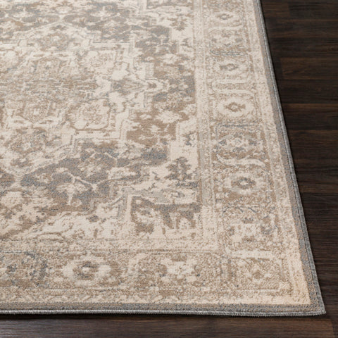 Image of Surya Oslo Traditional Charcoal, Camel, Light Gray, Beige, Cream Rugs OSL-2303