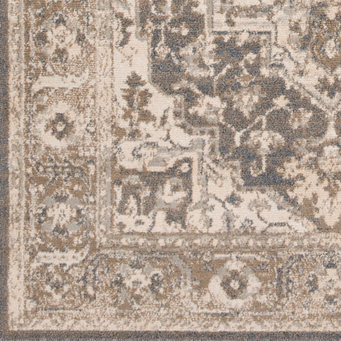 Image of Surya Oslo Traditional Charcoal, Camel, Light Gray, Beige, Cream Rugs OSL-2303