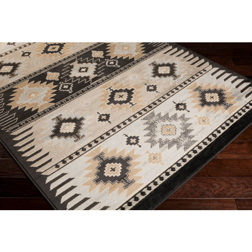 Surya Paramount Rustic Medium Gray, Charcoal, Khaki, Beige Rugs PAR-1046