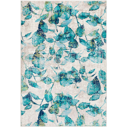 Image of Surya Paramount Modern Teal, Aqua, Dark Blue, Lime, Light Gray, Cream Rugs PAR-1113