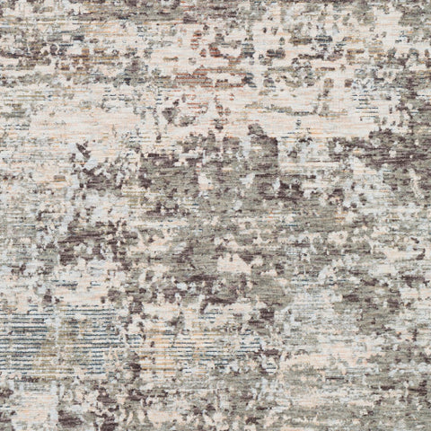 Image of Surya Presidential Modern Medium Gray, Charcoal, Ivory, Butter, Pale Blue, Bright Blue, Lime, Peach, Burnt Orange Rugs PDT-2304