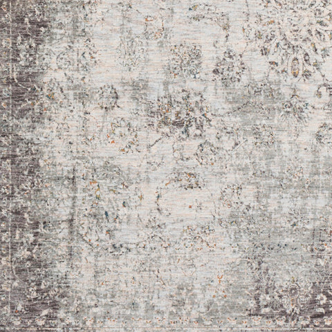 Image of Surya Presidential Traditional Medium Gray, Ivory, Butter, Pale Blue, Bright Blue, Charcoal, Lime, Peach, Burnt Orange Rugs PDT-2310