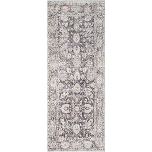 Surya Presidential Traditional Bright Blue, Pale Blue, Dark Blue, Charcoal, Medium Gray, Ivory Rugs PDT-2313