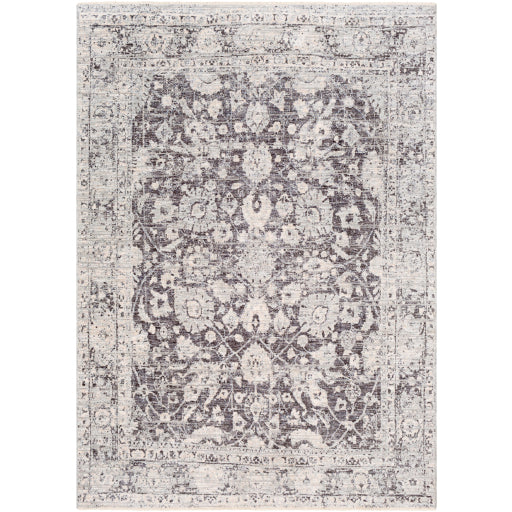 Surya Presidential Traditional Bright Blue, Pale Blue, Dark Blue, Charcoal, Medium Gray, Ivory Rugs PDT-2313