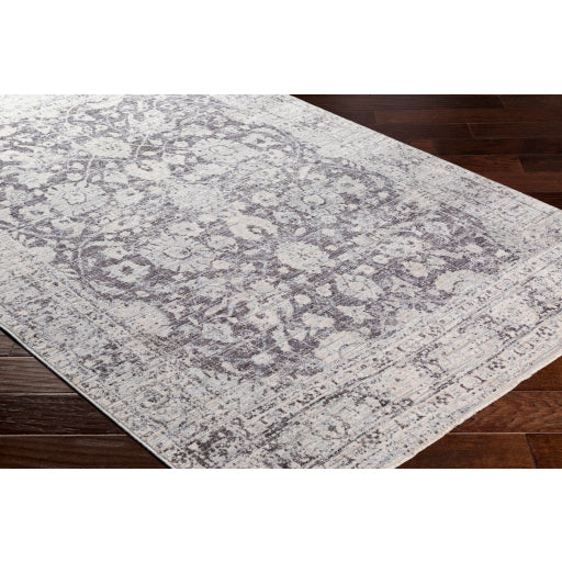 Surya Presidential Traditional Bright Blue, Pale Blue, Dark Blue, Charcoal, Medium Gray, Ivory Rugs PDT-2313