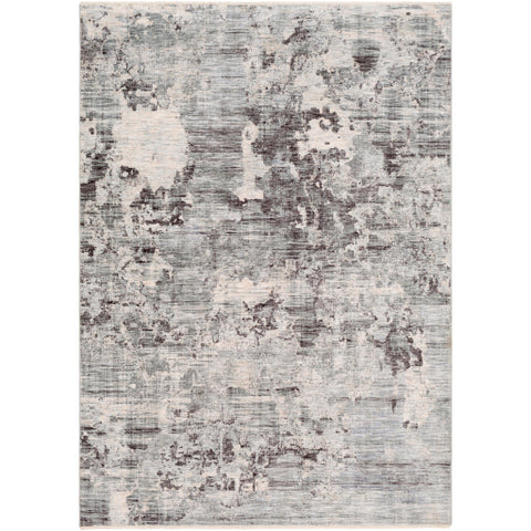 Image of Surya Presidential Modern Pale Blue, Dark Green, Bright Blue, Medium Gray, Charcoal, Ivory Rugs PDT-2314