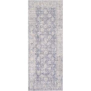 Surya Presidential Traditional Bright Blue, Pale Blue, Dark Blue, Medium Gray, Ivory Rugs PDT-2317