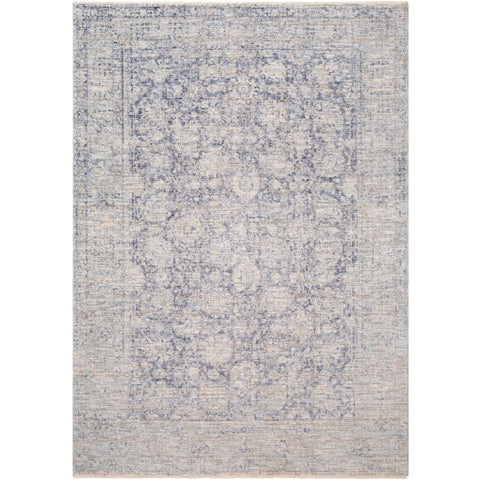 Image of Surya Presidential Traditional Bright Blue, Pale Blue, Dark Blue, Medium Gray, Ivory Rugs PDT-2317