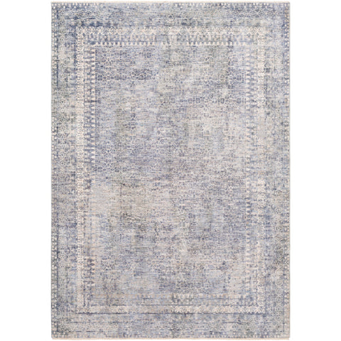 Image of Surya Presidential Traditional Bright Blue, Dark Green, Medium Gray Rugs PDT-2320