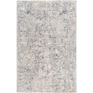 Surya Presidential Traditional Medium Gray, Bright Blue, Pale Blue, Dark Blue, Charcoal, Dark Green, Ivory Rugs PDT-2321