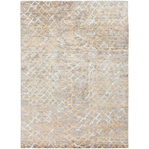 Surya Platinum Modern Medium Gray, Khaki, Ivory, Camel Rugs PLAT-9018