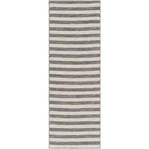 Image of Surya Pasadena Cottage Light Gray, White, Medium Gray, Black Rugs PSA-2304