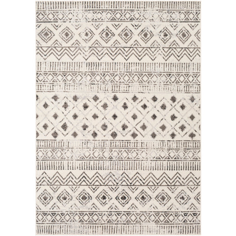 Image of Surya Pisa Modern Medium Gray, Ivory, Light Gray, Black Rugs PSS-2305