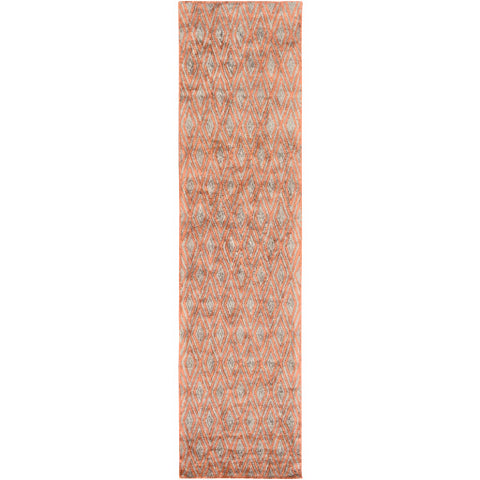 Image of Surya Quartz Modern Burnt Orange, Dark Brown Rugs QTZ-5010