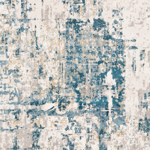 Image of Surya Quatro Modern Dark Blue, Denim, Medium Gray, Beige, Tan, White Rugs QUA-2301