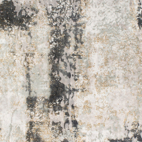 Image of Surya Quatro Modern Charcoal, Medium Gray, White, Beige, Silver Gray, Tan Rugs QUA-2306