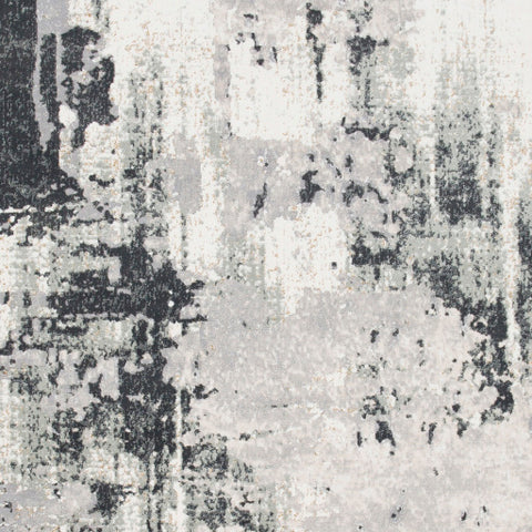 Image of Surya Quatro Modern Charcoal, Silver Gray, Medium Gray, White, Beige Rugs QUA-2307