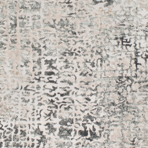 Image of Surya Quatro Modern Silver Gray, Charcoal, Medium Gray, Beige, White Rugs QUA-2309