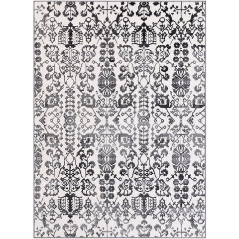 Image of Surya Rabat Traditional Medium Gray, Charcoal, White Rugs RBT-2302