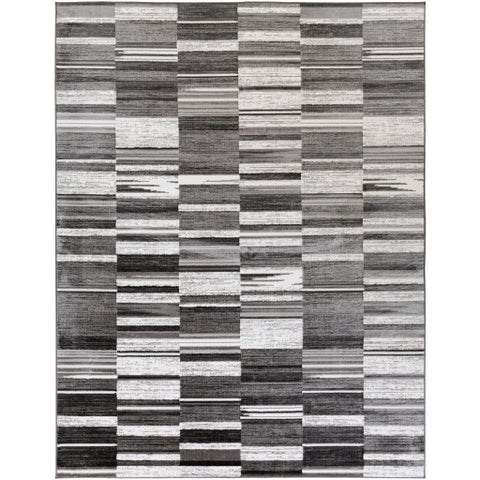 Image of Surya Rabat Modern Medium Gray, Charcoal, White Rugs RBT-2305