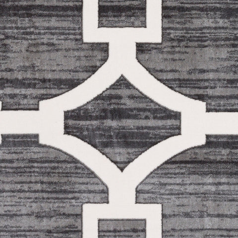 Image of Surya Rabat Modern Medium Gray, Charcoal, White Rugs RBT-2306
