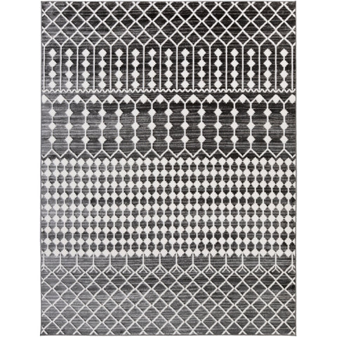 Image of Surya Rabat Global Charcoal, Medium Gray, White Rugs RBT-2309