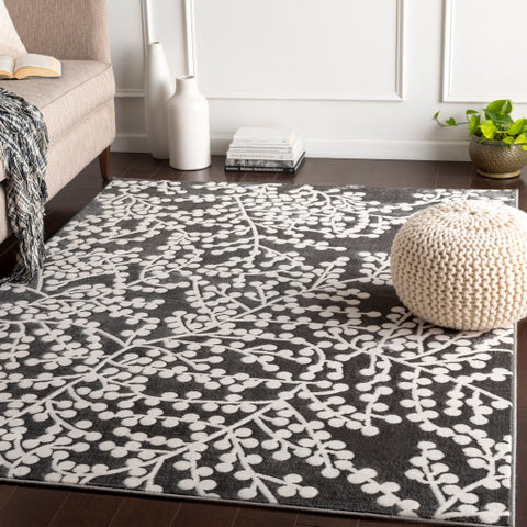 Image of Surya Rabat Modern Charcoal, White Rugs RBT-2311