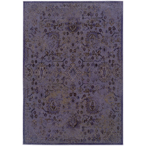 Oriental Weavers Revival 3692E 1'10" X 3' 3" Casual Purple Beige Oriental Rug-Wanderlust Rugs
