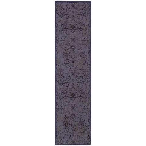 Image of Oriental Weavers Revival 3692E 1'10" X 3' 3" Casual Purple Beige Oriental Rug-Wanderlust Rugs