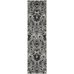 Surya Riley Traditional Medium Gray, Charcoal, Black, White Rugs RLY-5108