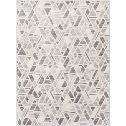 Image of Surya Remy Modern Light Gray, Medium Gray, Charcoal, White Rugs RMY-2309
