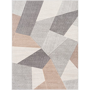 Surya Remy Modern Light Gray, Medium Gray, Charcoal, White, Taupe, Camel Rugs RMY-2319