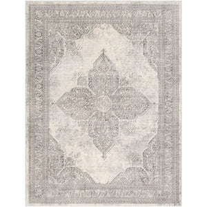 Surya Roma Traditional White, Light Gray, Medium Gray Rugs ROM-2304